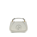 Gucci White Calf Leather Bos Taurus Handbag