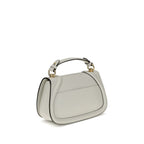 Gucci White Calf Leather Bos Taurus Handbag
