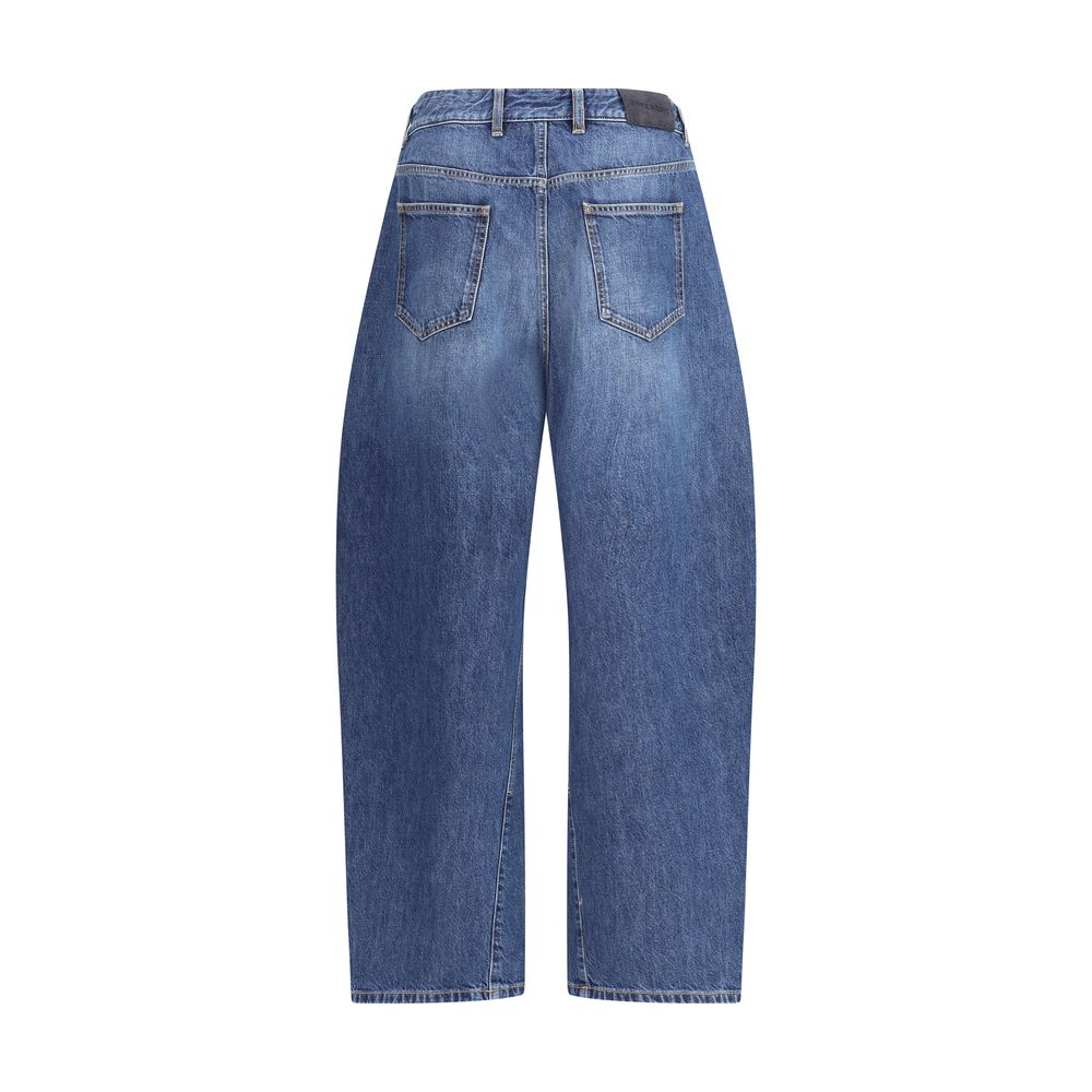 Givenchy Blue Cotton Relaxed Fit Jeans