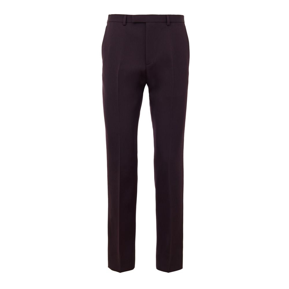 Authentic Designer Authentic Designer Gucci Bordeaux Wool Dress Pants - GU-978420051448-44
