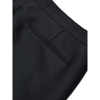 Gucci Black Cotton Casual Pants