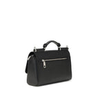 Dolce & Gabbana Black Calf Leather Bos Taurus Shoulder Bag
