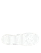 Dolce & Gabbana Green Portofino Crystal DG Logo Sneakers Shoes