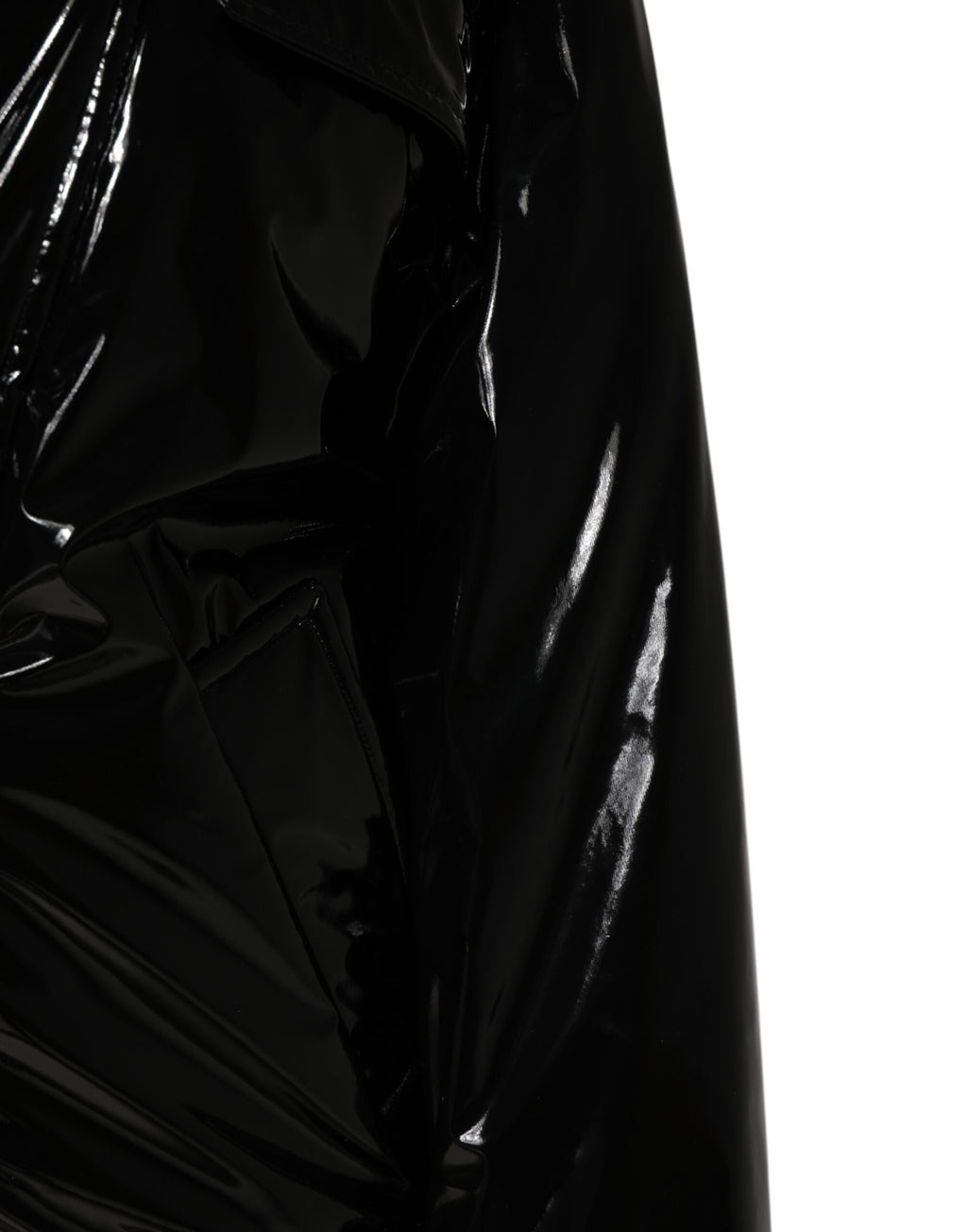 Dolce & Gabbana Polyester Black Quilted Puffer Coat  Jacket