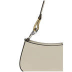 Staud Cream Calf Leather Bos Taurus Shoulder Bag
