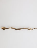 Dolce & Gabbana Gold Brass Red Crystal Spilla Serpente Mens Brooch Pin