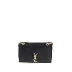 Saint Laurent Black Calf Leather Bos Taurus Shoulder Bag