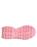 Dolce & Gabbana Pink Low Top Space Women Sneakers Shoes