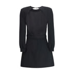 Saint Laurent Black Viscose Cocktail Dress