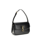 Saint Laurent Black Calf Leather Bos Taurus Shoulder Bag