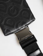 Dolce & Gabbana Gray DG Logo Mania Purse Phone Belt Waist Men Borse Bag