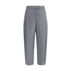 Giorgio Armani Gray Silk Casual Pants