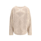 Giorgio Armani Cream Cashmere Cashmere Sweater