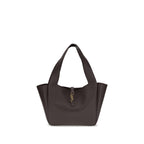 Saint Laurent Brown Lamb Ovis Aries Aries Shoulder Bag