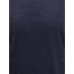 Giorgio Armani Blue Fleece Wool Sweatshirt