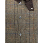 Barbour Green Wool Coat