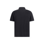 Saint Laurent Black Cotton Polo Shirt