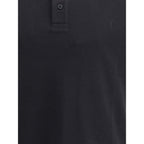 Saint Laurent Black Cotton Polo Shirt