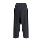 Giorgio Armani Gray Fleece Wool Casual Pants