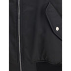 Saint Laurent Black Polyamide Bomber