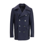 Dsquared² Blue Wool Coat