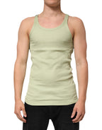 Dolce & Gabbana Light Green Tank Sleeveless Men Men T-shirt