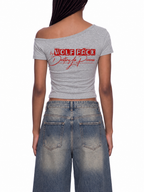 Women’s Off-the-Shoulder T-Shirt