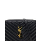 Saint Laurent Black Calf Leather Bos Taurus Shoulder Bag