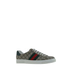 Gucci Beige Rubber Low Top Sneakers