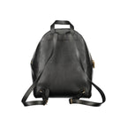 Coccinelle Black Leather Women Backpack