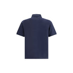 Saint Laurent Blue Cotton Polo Shirt