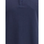 Saint Laurent Blue Cotton Polo Shirt