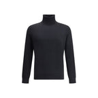ZEGNA Black Cashmere Turtleneck