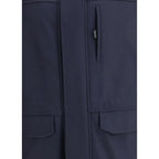 Brioni Blue Cashmere Coat