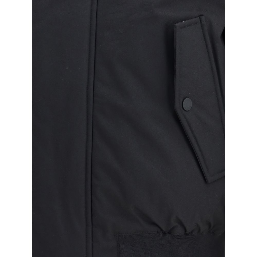 Dsquared² Black Polyester Bomber