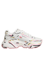 Dolce & Gabbana Multicolor Hand Painted DAYMASTER Sneaker Shoes
