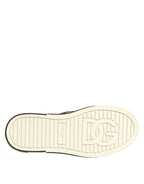 Dolce & Gabbana Pink Quilted Nylon Slip-On Sneaker Shoes