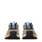 Versace Beige Fabric Sneakers