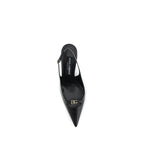 Dolce & Gabbana Black Goatskin High Heel Pumps