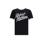 Dolce & Gabbana Black Cotton T-Shirt