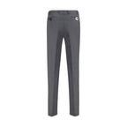 Germano Gray Fleece Wool Dress Pants