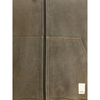 Emporio Armani Brown Lamb Ovis Aries Aries Bomber