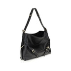 Givenchy Black Calf Leather Bos Taurus Shoulder Bag