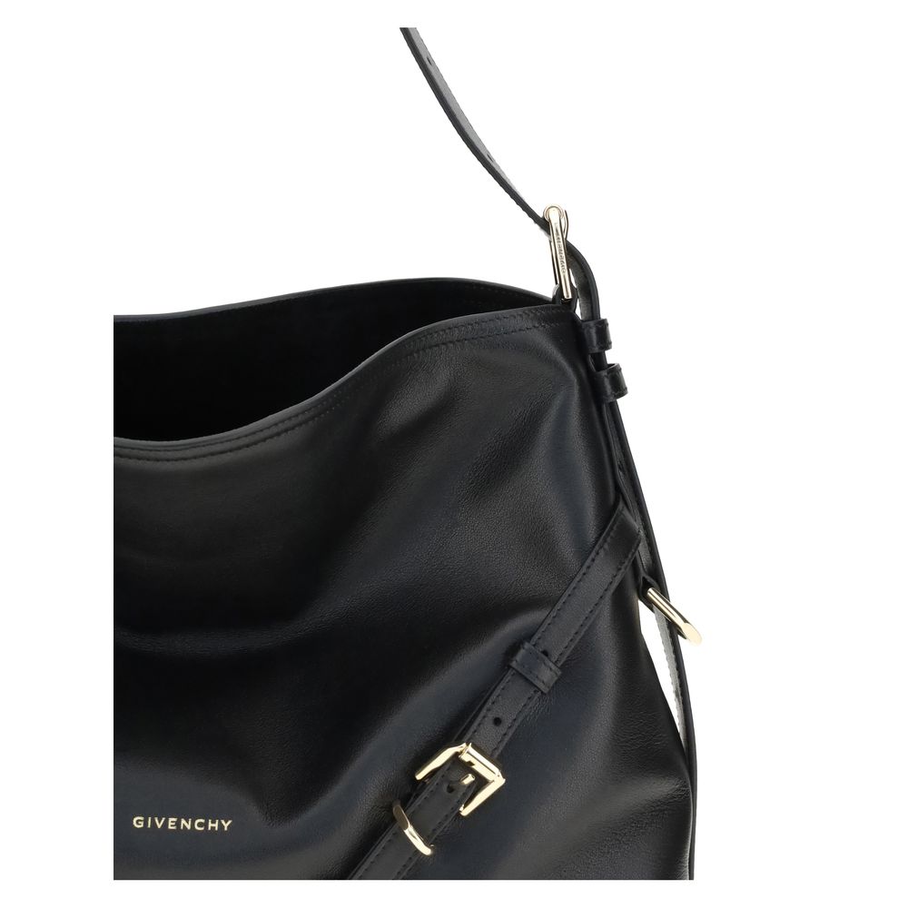 Givenchy Black Calf Leather Bos Taurus Shoulder Bag