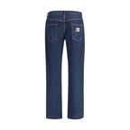 Dolce & Gabbana Blue Cotton Straight-Leg Jeans