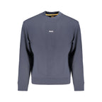 Hugo Boss Blue Cotton Men Sweater