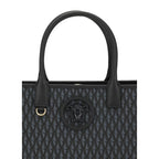 Versace Black Cotton Handbag