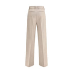 True Royal Beige Wool Casual Pants