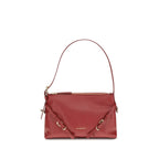 Givenchy Red Calf Leather Bos Taurus Shoulder Bag