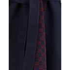 Gucci Blue Wool Coat